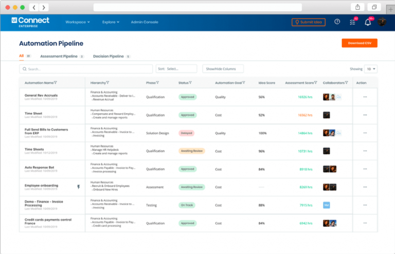 Connect Enterprise screenshot